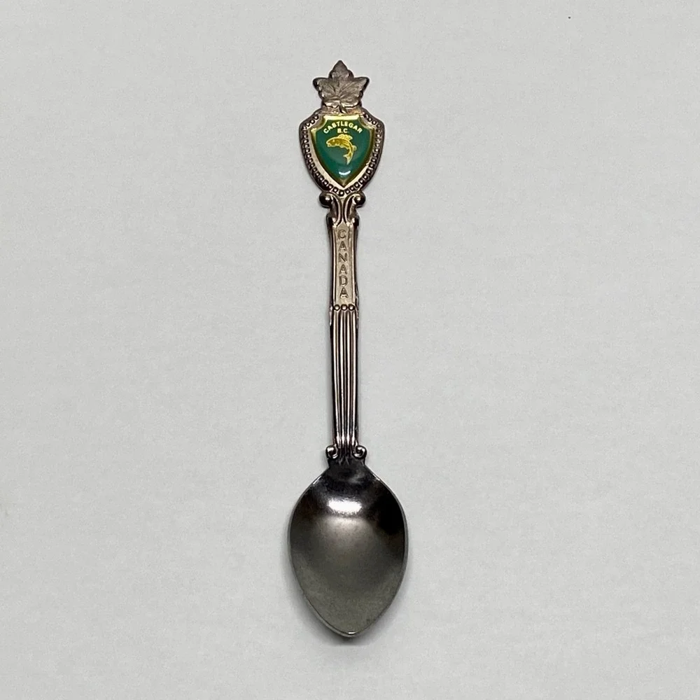 Vintage Canada Castlegar B.C. Souvenir Spoon 4.5